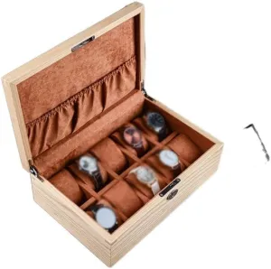 steer notation horticulturalist negate Sac Bracelet Display Collection Box(E) Solid Wood Watch Watch Storage Box Household Jewelry 
