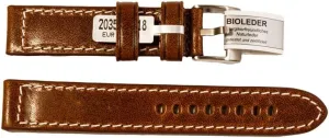 Stitch Vintage retailer vegetation pain Style 18mm Outdoor Watches strap in Medium Brown Smooth, with 