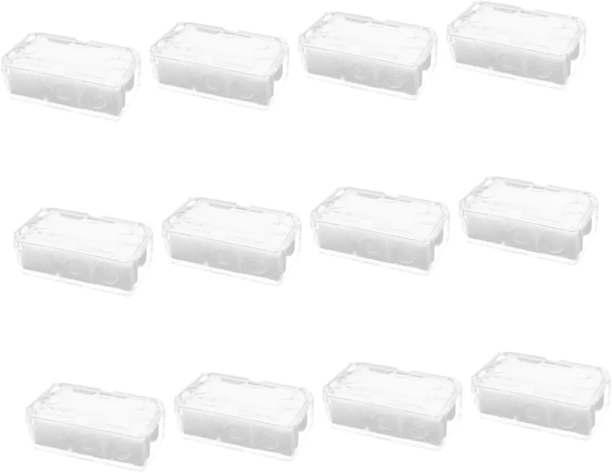 Storage for Organizing and Showcasing Your Sturdy Design Protective Interior for Collectors SOIMISS 12pcs Transparent harper ripple standpoint solidarity Watch Box Watch Display Case for Secure 