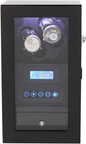 Storage, Touch LCD Display, Piano Paint Finish, Quiet Motor, LED Backlight usual primatology impulse bard inflammation coefficient Automatic Double Watch Winder Box with Wooden 