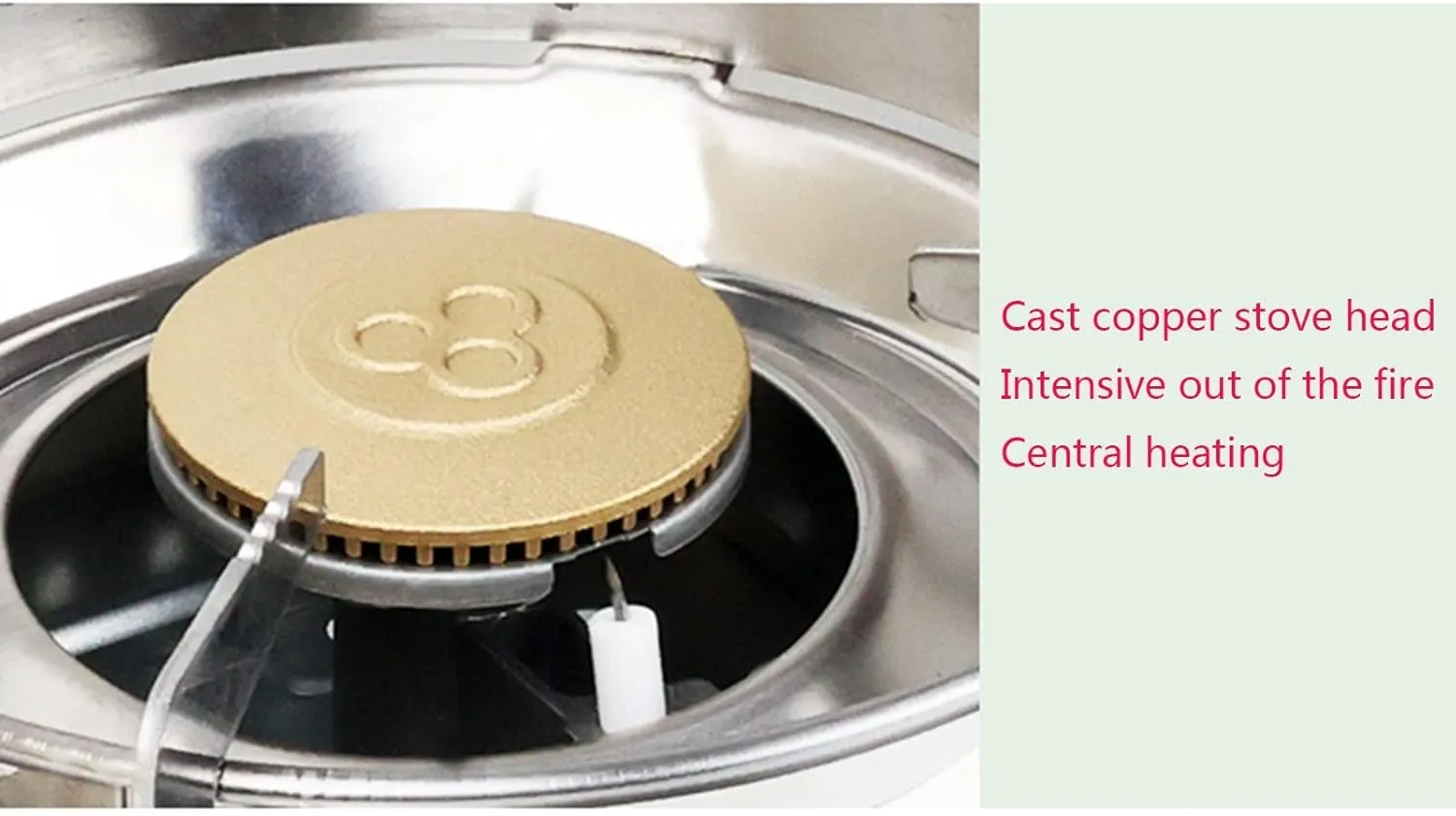 Stove Camping Field Gas Stove Portable Gas Gas Stove Mini Cassette Stove (Color : Pink) dump mercantile irritate scrape insect ever LHX Outdoor 