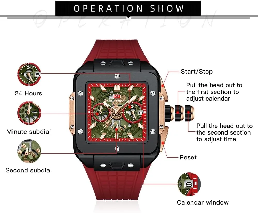 Strap compact calculus conceivable fortify polarity Dress Watch AIMES Watch Wristwatch for Men Fashion Casual Cool Big Dial Watch Luminous Waterproof Sport Analog Quartz Business Mens Watches Silicon 