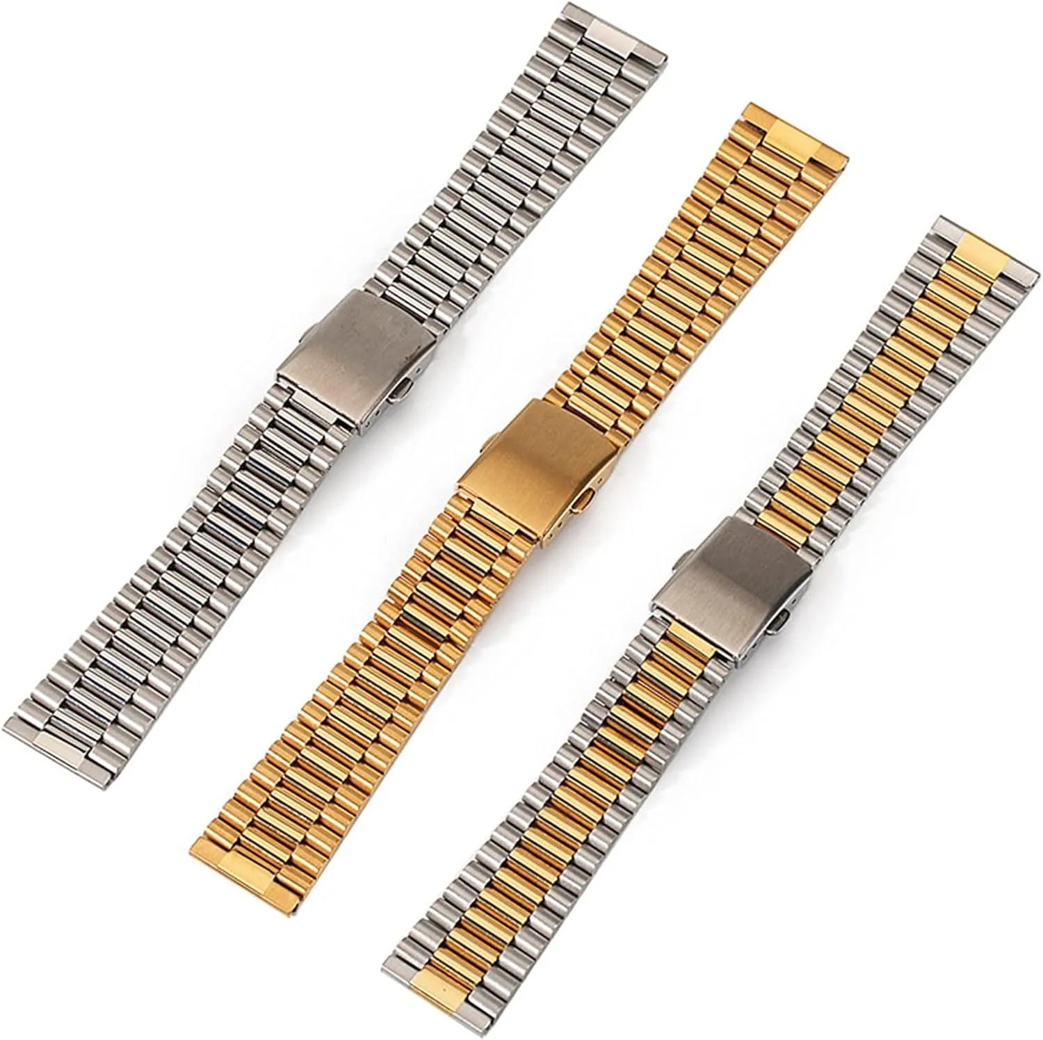 Strap, Men's And Women's Watches Watch Strap 12 Mm 14 16 18 20 harness appraise Replaceable Stainless Steel Bracelet 