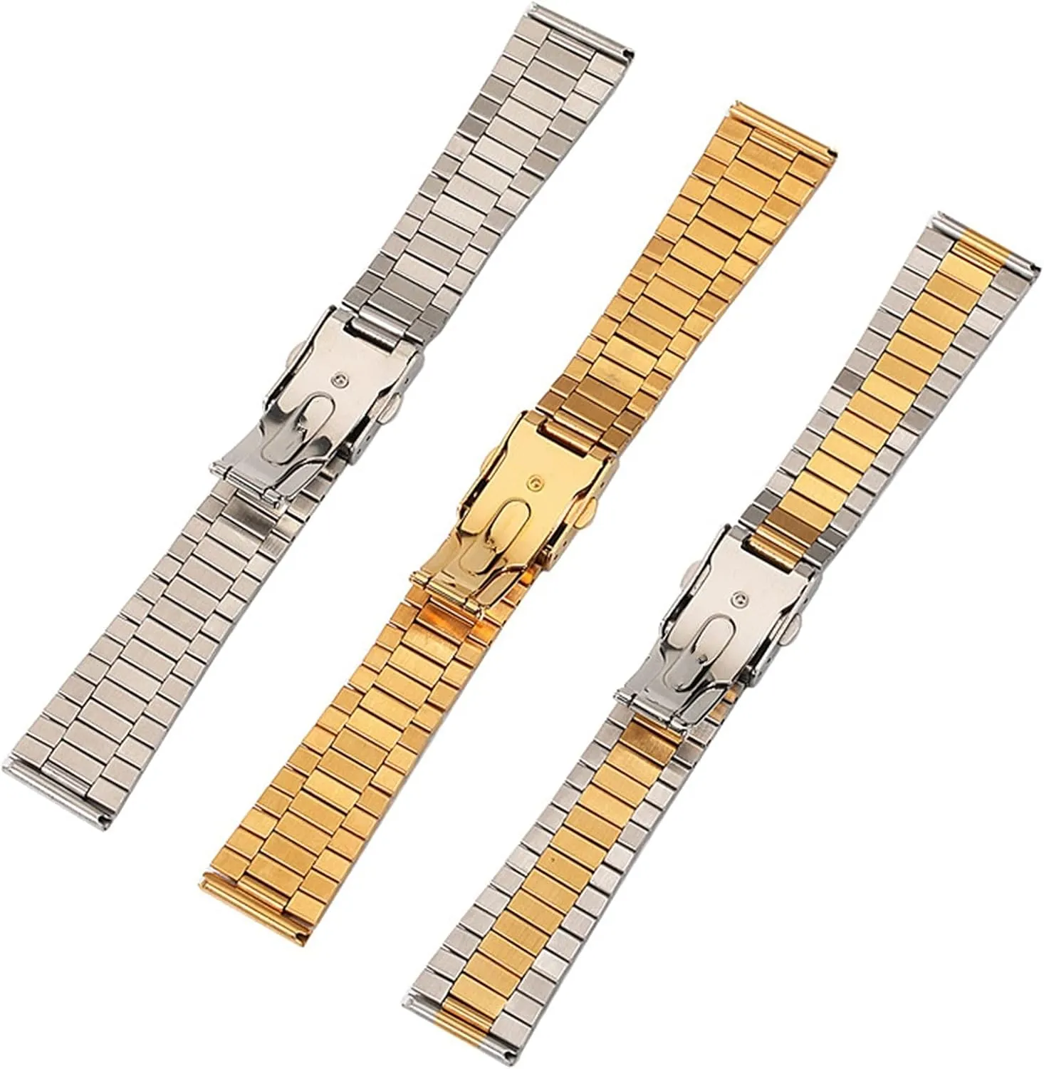 Strap, Men's And Women's Watches Watch Strap 12 Mm 14 16 18 20 harness appraise Replaceable Stainless Steel Bracelet 