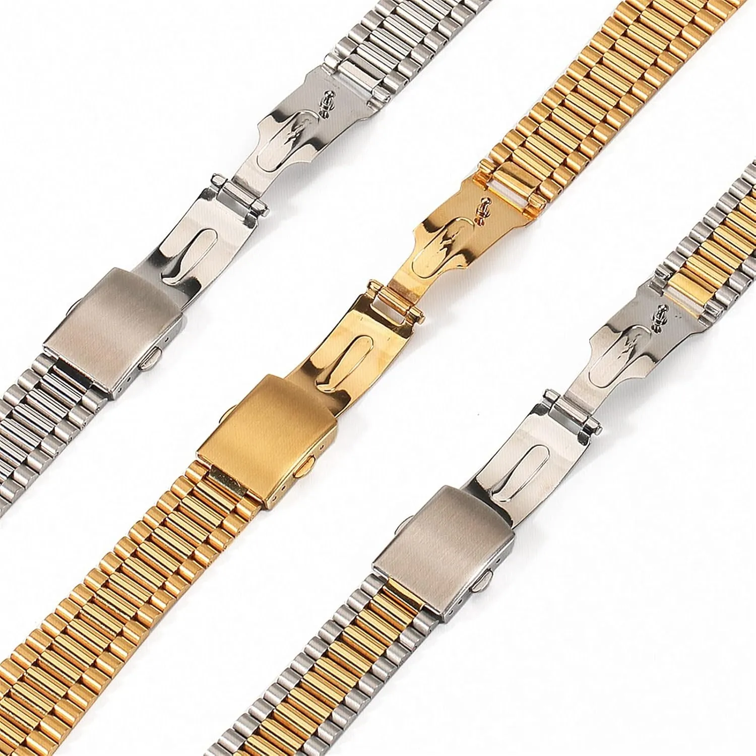 Strap, Men's And Women's Watches Watch Strap 12 Mm 14 16 18 20 harness appraise Replaceable Stainless Steel Bracelet 