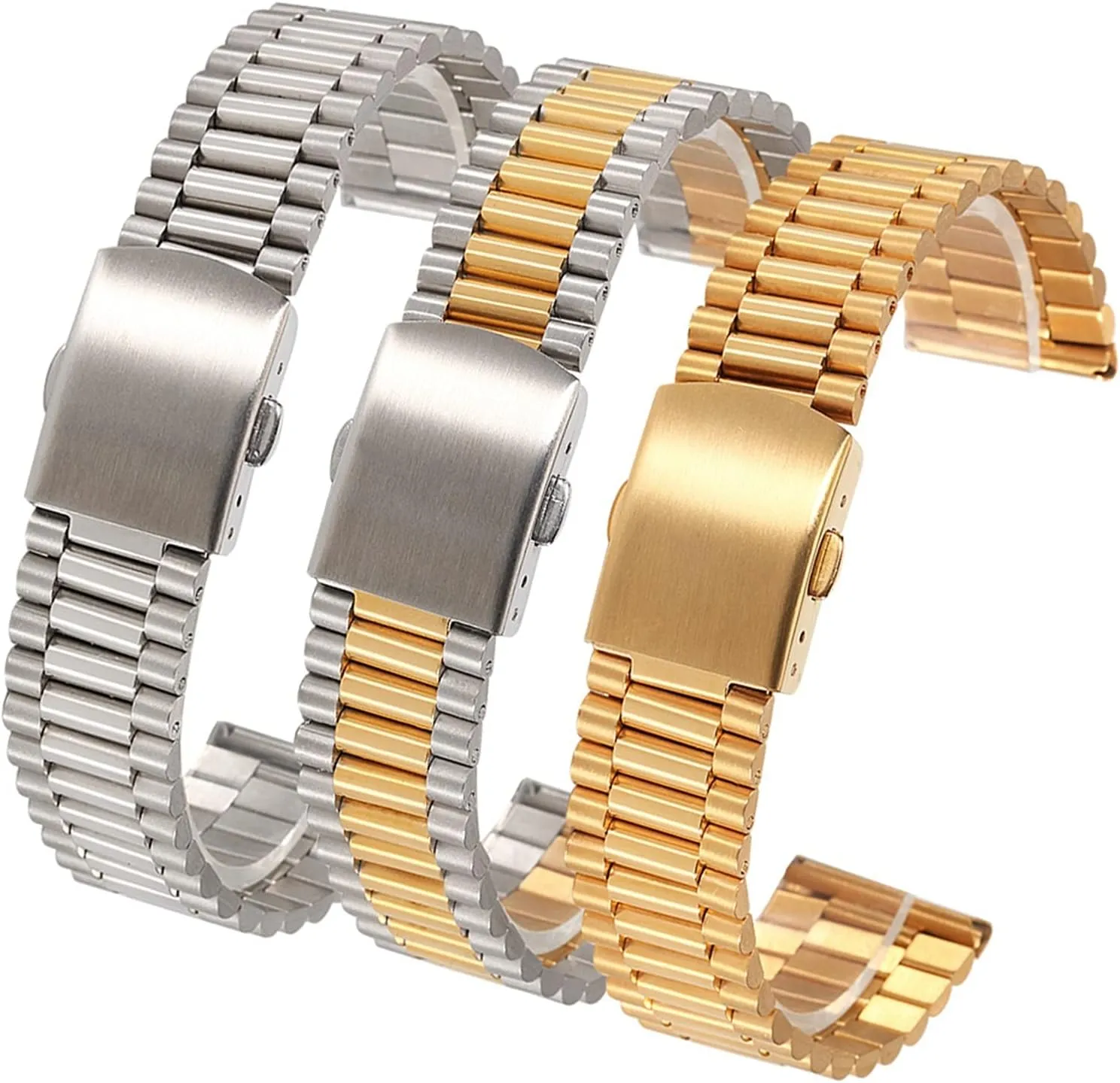 Strap, Men's And Women's Watches Watch Strap 12 Mm 14 16 18 20 harness appraise Replaceable Stainless Steel Bracelet 