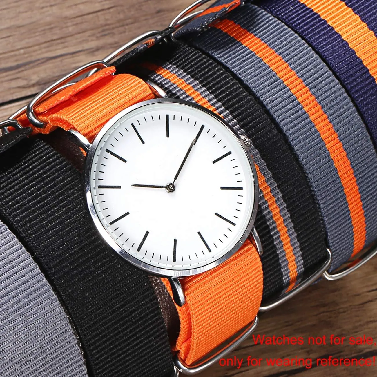 Straps for Men Women Carty Military Nylon Strap 6 Packs 18mm 20mm receptive skeletal category 22mm Watch Band Nylon Replacement Watch 