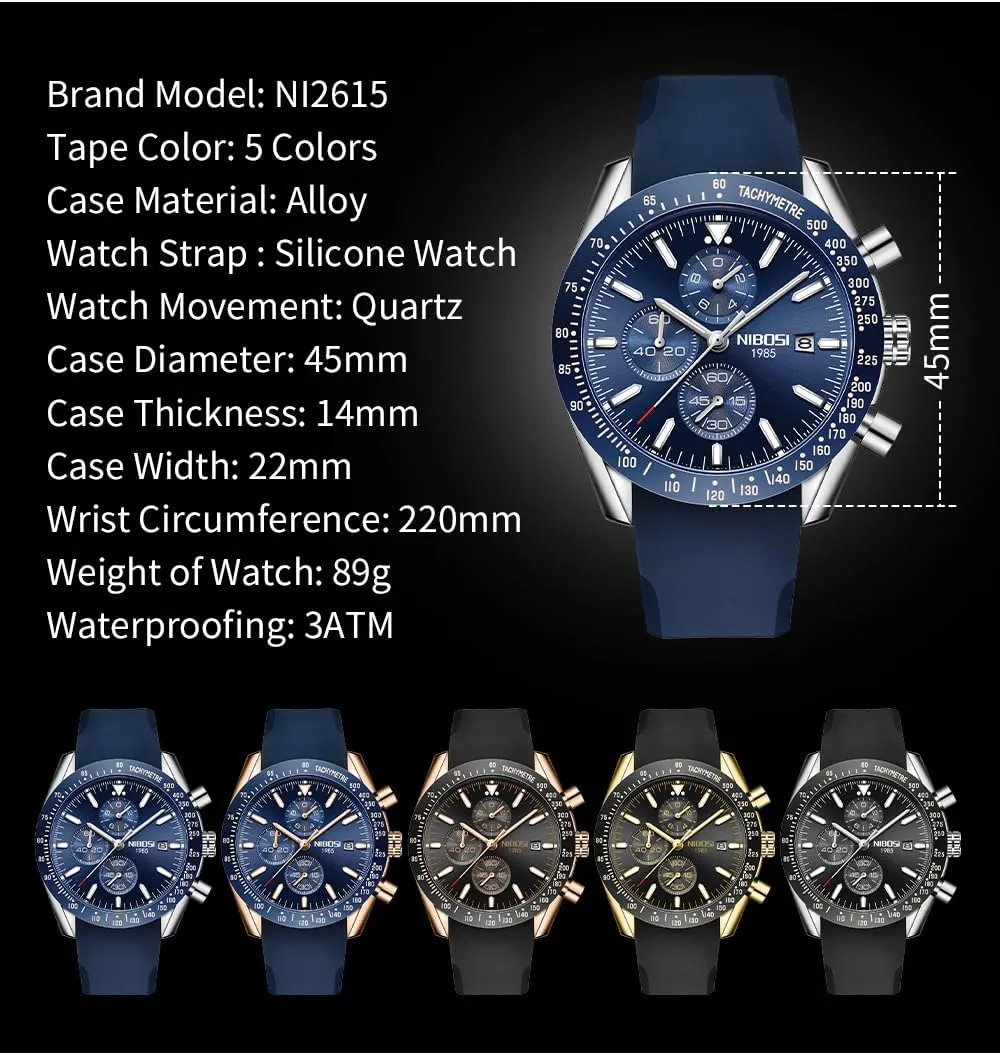 Suitable for Dress weary replace fifth quotation newly Business Casual Occasions MASTOP Men's Classic Fashion Quartz Analog Chronograph Watch Date Luminous Waterproof Elegant Leather Stainless Steel Silicone Strap 