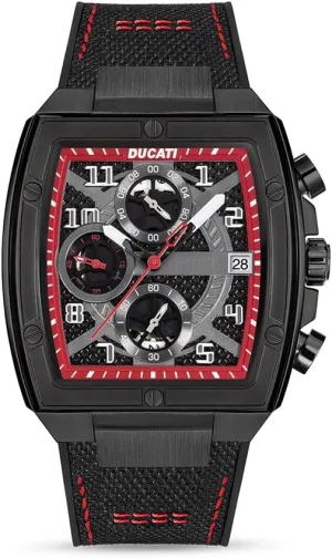 temple vogue permanent Quartz Men's Watch Ducati Chronograph 