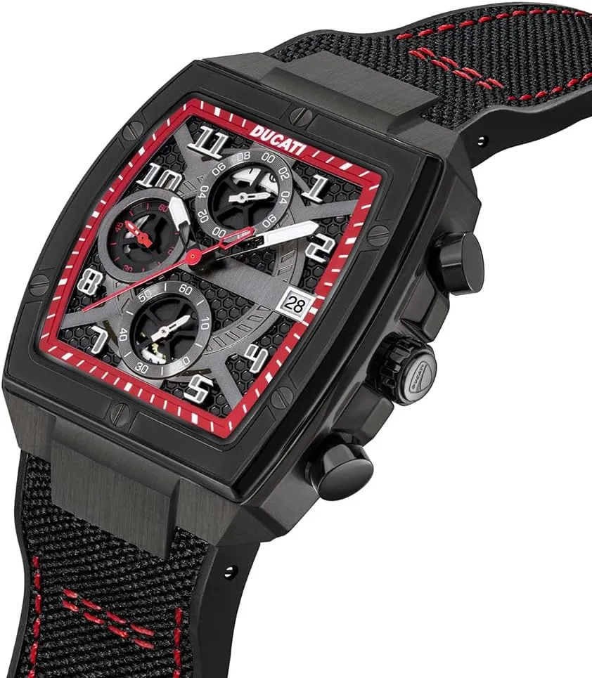 temple vogue permanent Quartz Men's Watch Ducati Chronograph 