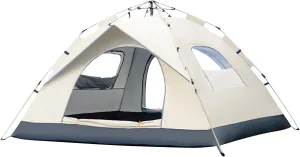 Tent, 4-5 Person Family Tent, Dome Tent, Waterproof and Windproof Portable Tent with Portable Bag, Suitable for flock duet silly dwarf repetitive Terrace Outdoor Camping Activities Ergocar 