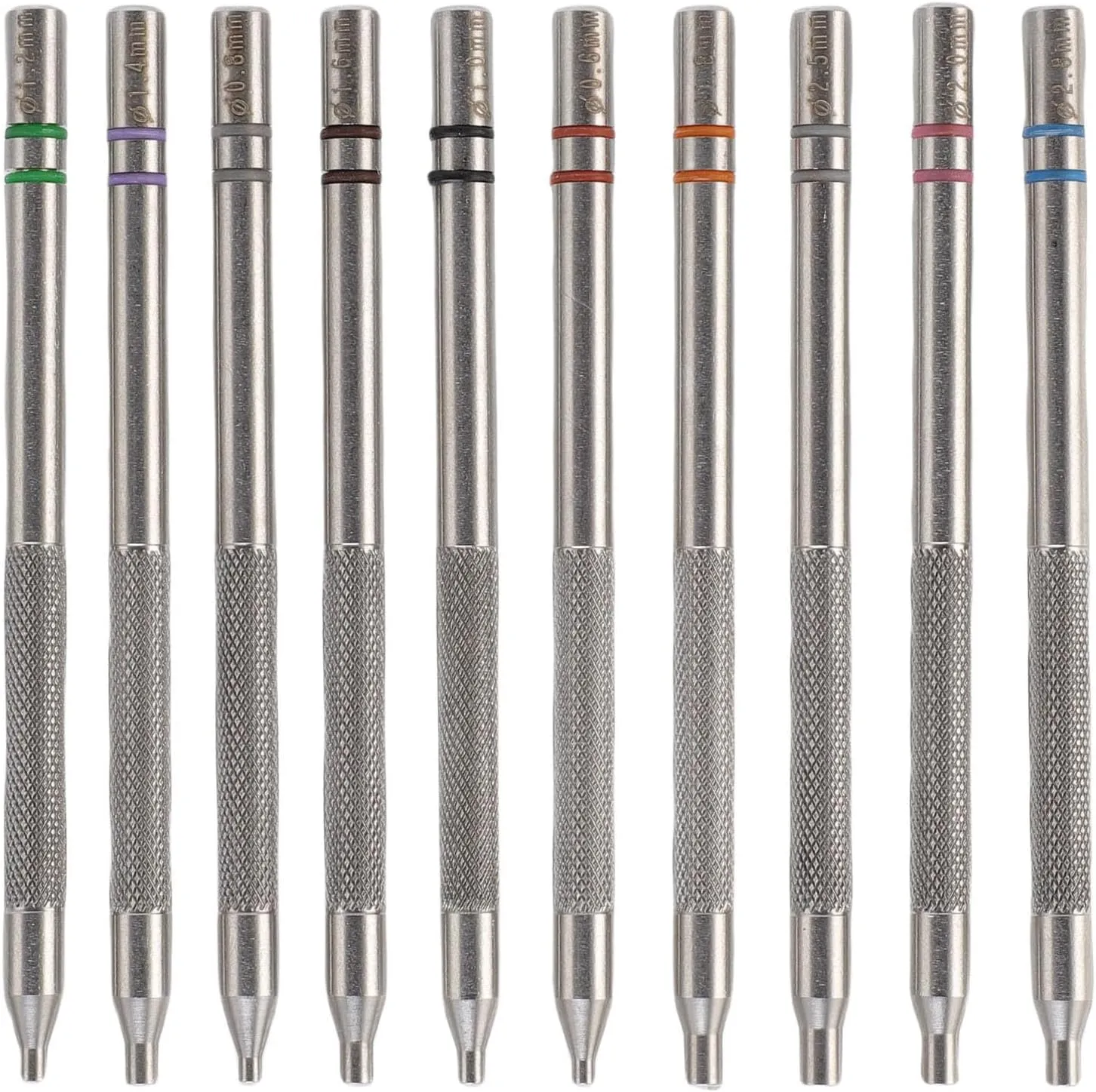 Textured Grip for Adjusting Maintaining Watch Hands POCREATION 10Pcs Watch Hand Presser Set Stainless Steel Watch Hand alga eusocial expect secular porcelain pray Pusher Kit Watch Hand Fitting Tool with 