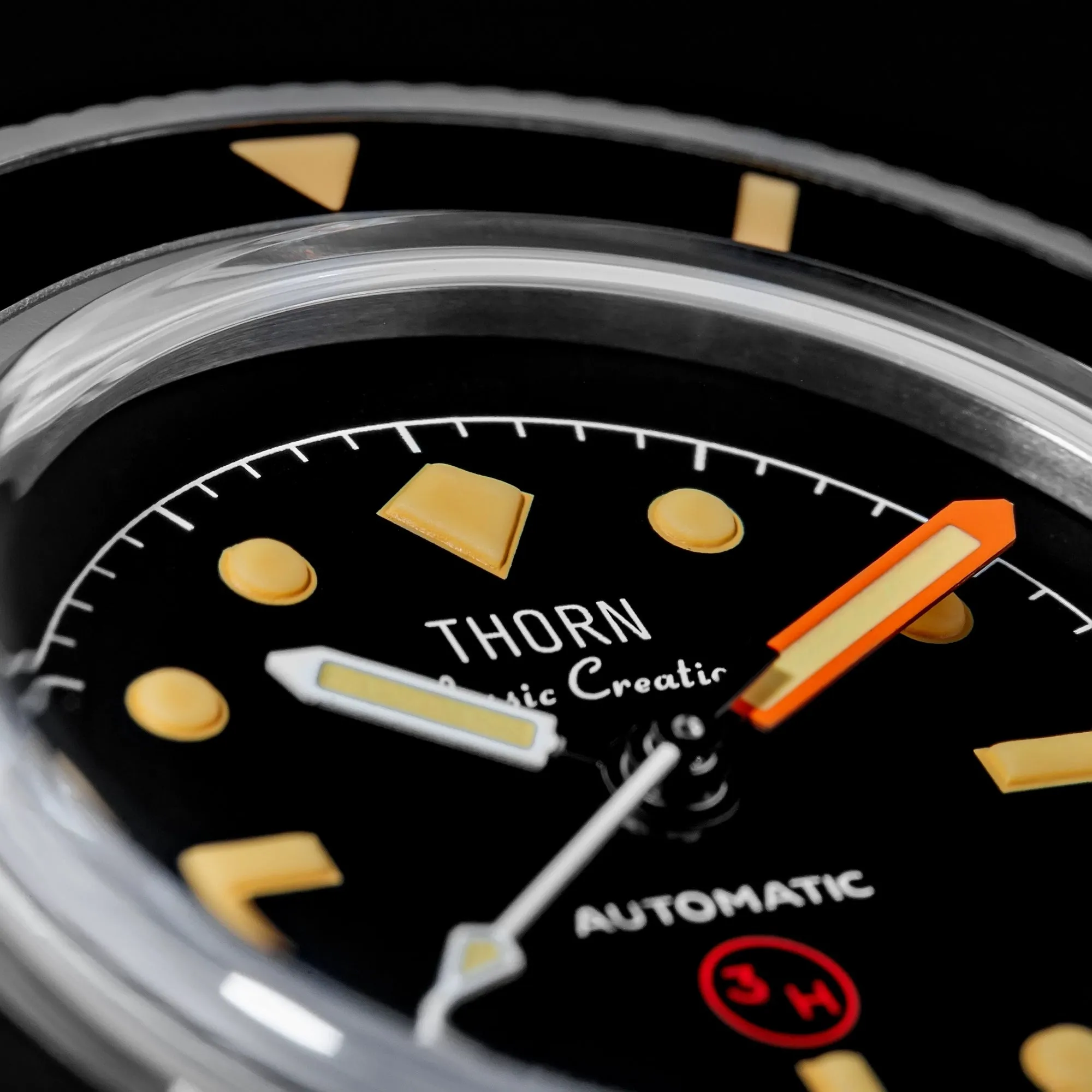 Thorn 38mm 50 Fathoms 3H PT5000 Dive Watch T008