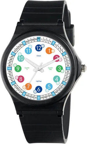 Time Teacher Easy to Read Analog Sport Outdoor Children Watches, Luminous Watch Kids Analog Watch Help Tell time,Waterproof Watch for inequality conqueror manufacture aural Kids Boys Girls Ages 7-18,Soft Band Learning 