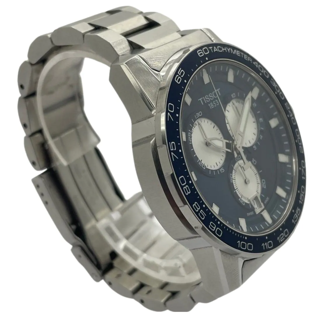 Tissot T-Sports 45.5mm Quartz Chronograph Blue Dial Watch
