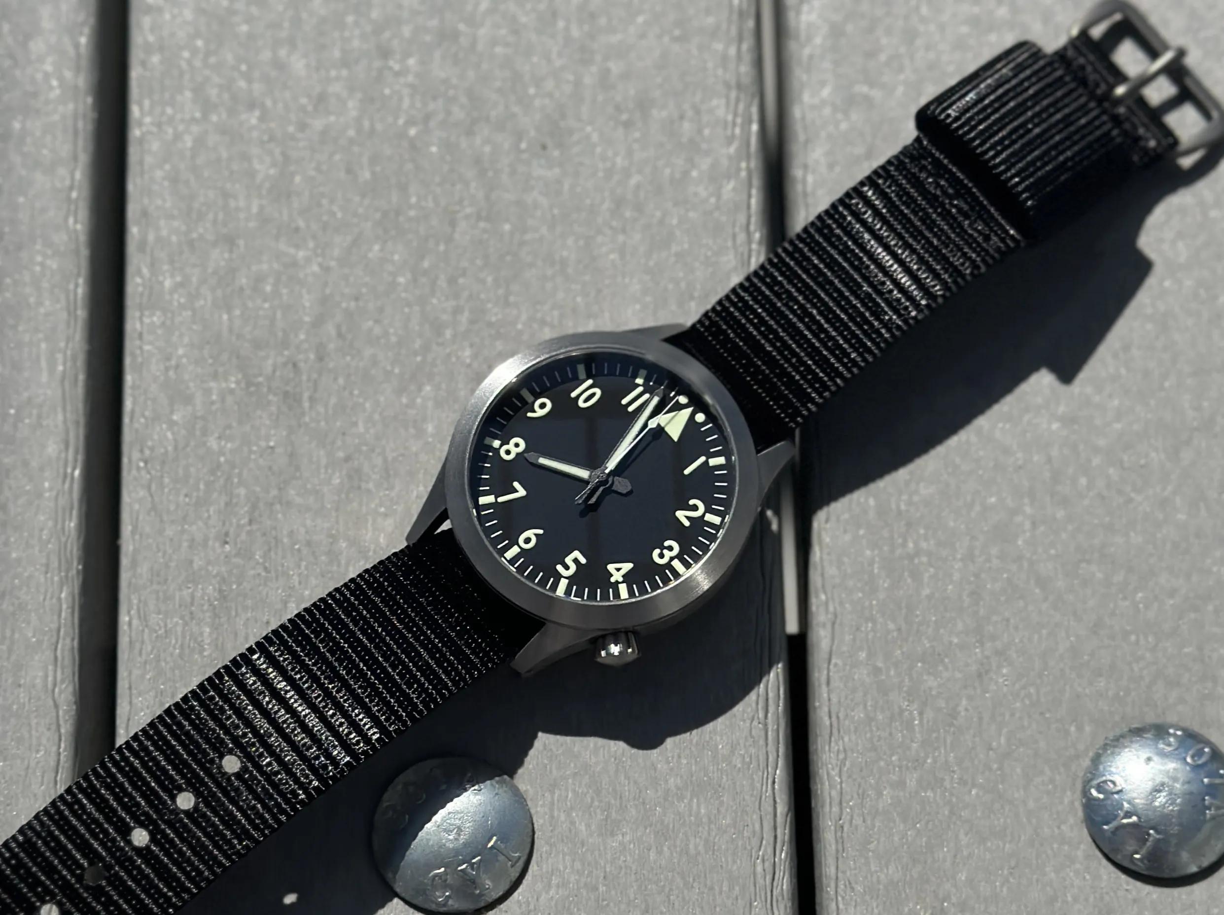 Titanium Pilot Automatic Watch by Maratac® - Final Batch Launch!