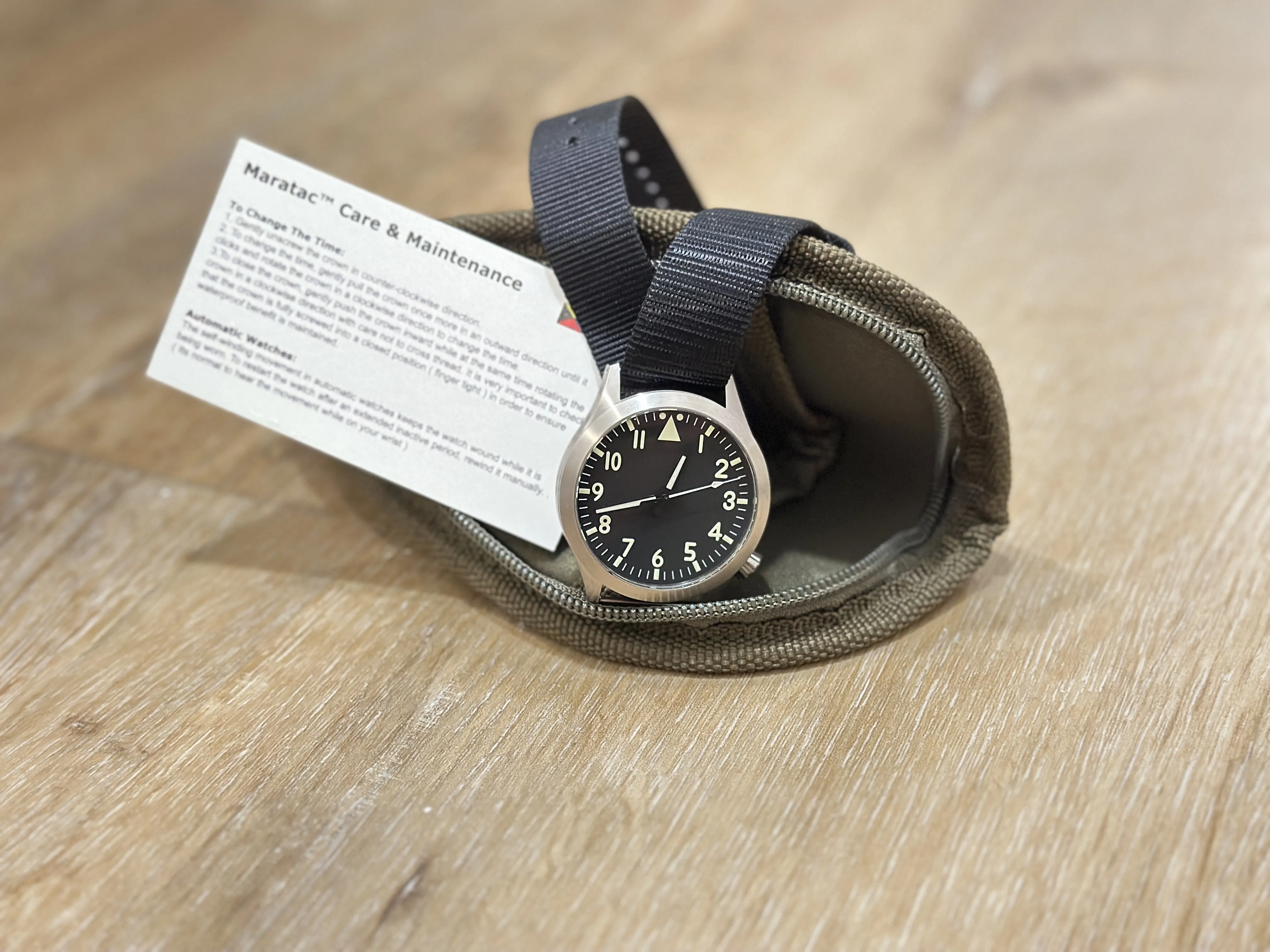Titanium Pilot Automatic Watch by Maratac® - Final Batch Launch!
