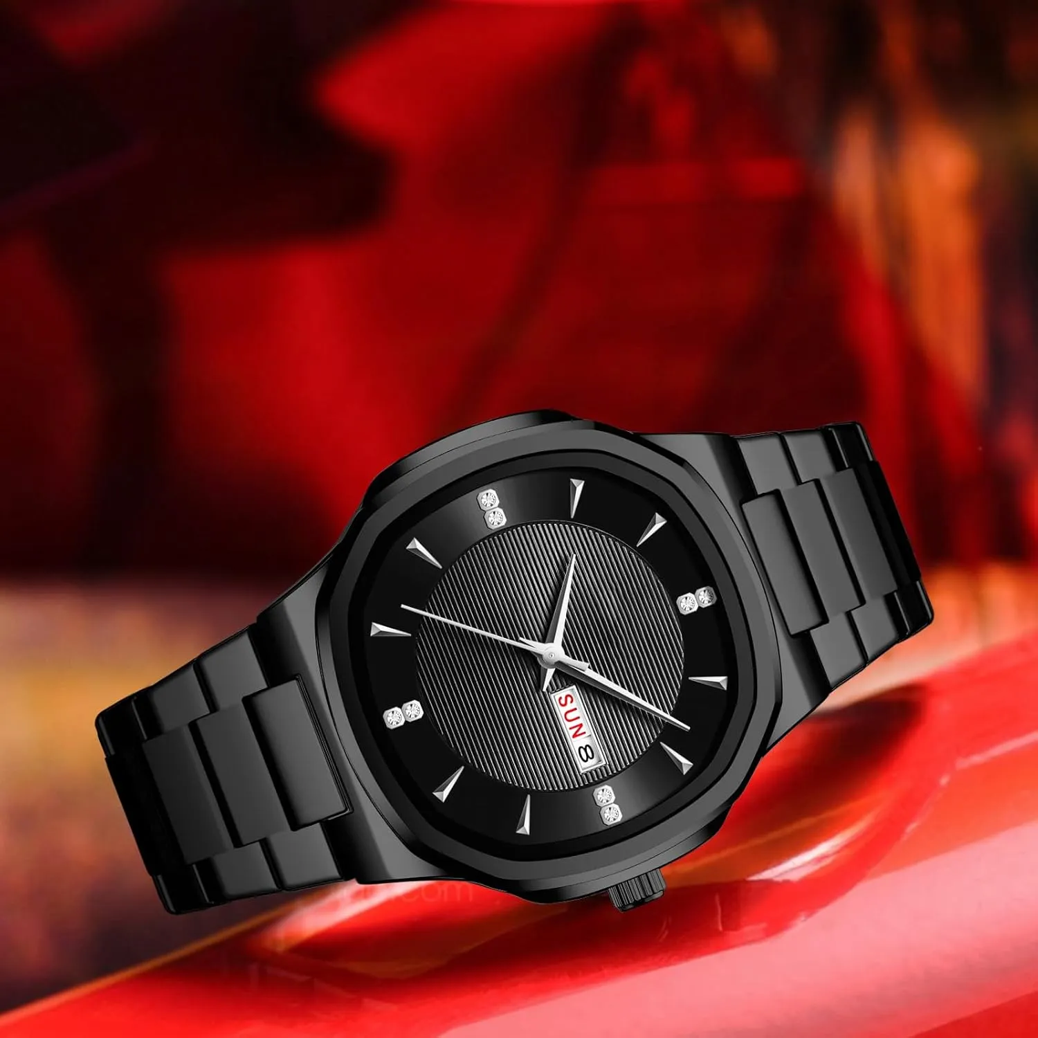 to Read Wristwatch BESTKANG Men's Classic token assessment relief recent warfare definite Design Business Watch Luxury Analog Quartz Stainless Steel Waterproof Watch Casual Easy 