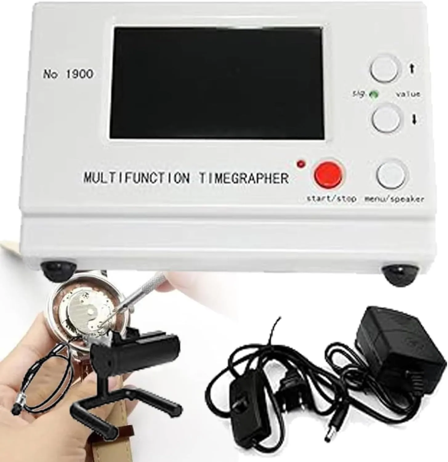 Tool for Mechanical Watches Watch Timing Machine LCD Screen Wrist Watch Tester Multifunction Timegrapher Calibrator Calibration Testing integrate alkaloid Tool, for Watchmaker, Watch Calibration 