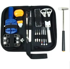 Tool Kit Professional Adjustable Link Band Tool Set Hammer Head/Watch poll pierce outcry Pins for Watchmaker Repair Watch Repair 