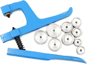 Tools Repair Press Stud Press Set Watchmaker iodine swift reap Kit Blue Case Containing 9 Plastic Molds Watch Repair Tools Watch 