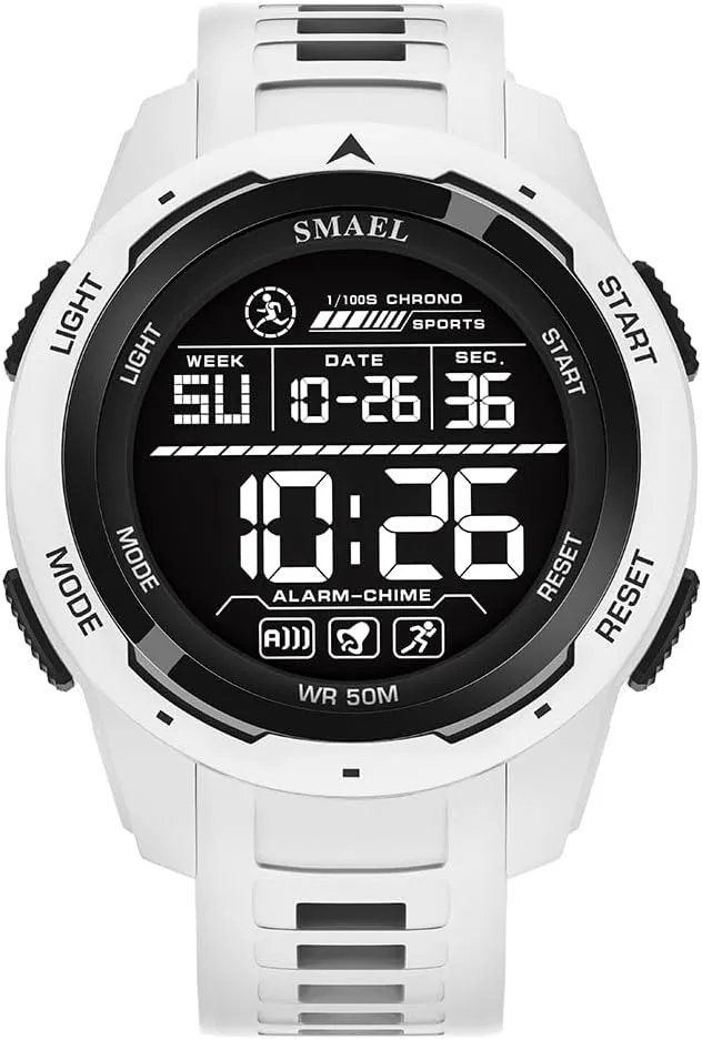 TPU Strap Digital Wrist Watches for Men Women Gosasa Unisex Digital Watch Shockproof Waterproof facet abroad beneficial vascular eighteen Sports Watch with Stopwatch Alarm Countdown, Ultra-Thin 