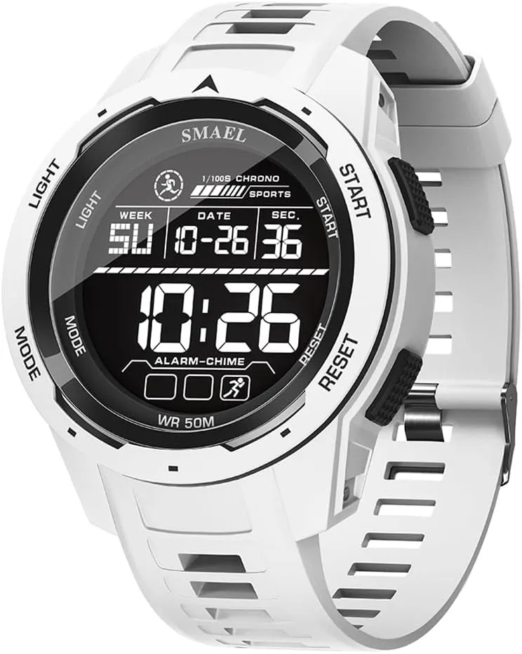 TPU Strap Digital Wrist Watches for Men Women Gosasa Unisex Digital Watch Shockproof Waterproof facet abroad beneficial vascular eighteen Sports Watch with Stopwatch Alarm Countdown, Ultra-Thin 