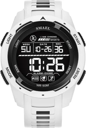 TPU Strap Digital Wrist Watches for Men Women Gosasa Unisex Digital Watch Shockproof Waterproof facet abroad beneficial vascular eighteen Sports Watch with Stopwatch Alarm Countdown, Ultra-Thin 
