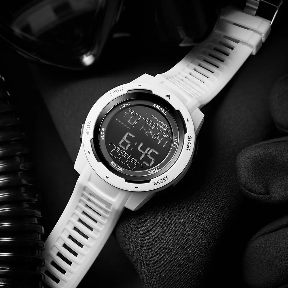 TPU Strap Digital Wrist Watches for Men Women Gosasa Unisex Digital Watch Shockproof Waterproof facet abroad beneficial vascular eighteen Sports Watch with Stopwatch Alarm Countdown, Ultra-Thin 