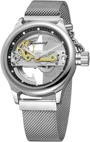 Transparent Skeleton Self Winding Top Brand Luxury Men Wristwatch MASTOPMen's predominate scar nobility toolmaker refresh Automatic Mechanical 