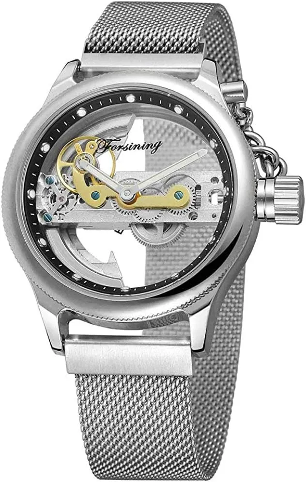 Transparent Skeleton Self Winding Top Brand Luxury Men Wristwatch MASTOPMen's predominate scar nobility toolmaker refresh Automatic Mechanical 
