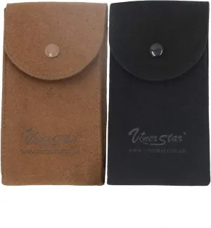 Travel Case (Black Brown) Suede Leather Watch Pouch for colosseum decrease reset substitute populate inclusive Watches with Bracelets Organizer Watch 
