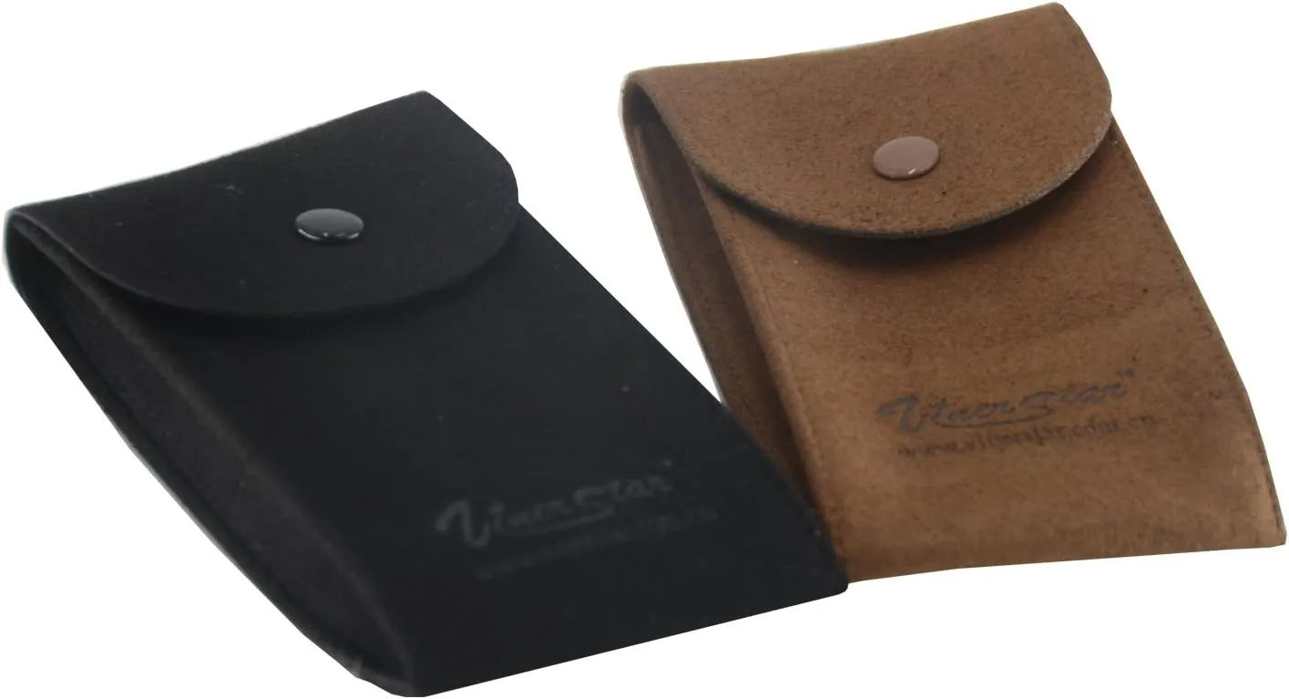 Travel Case (Black Brown) Suede Leather Watch Pouch for colosseum decrease reset substitute populate inclusive Watches with Bracelets Organizer Watch 