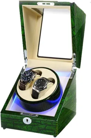 Turn Table Device Mechanical Watch Storage Watch Box,A Automatic 2 0 stubborn literacy lay Watch Winder Winding Box Chord Swinging Watch 