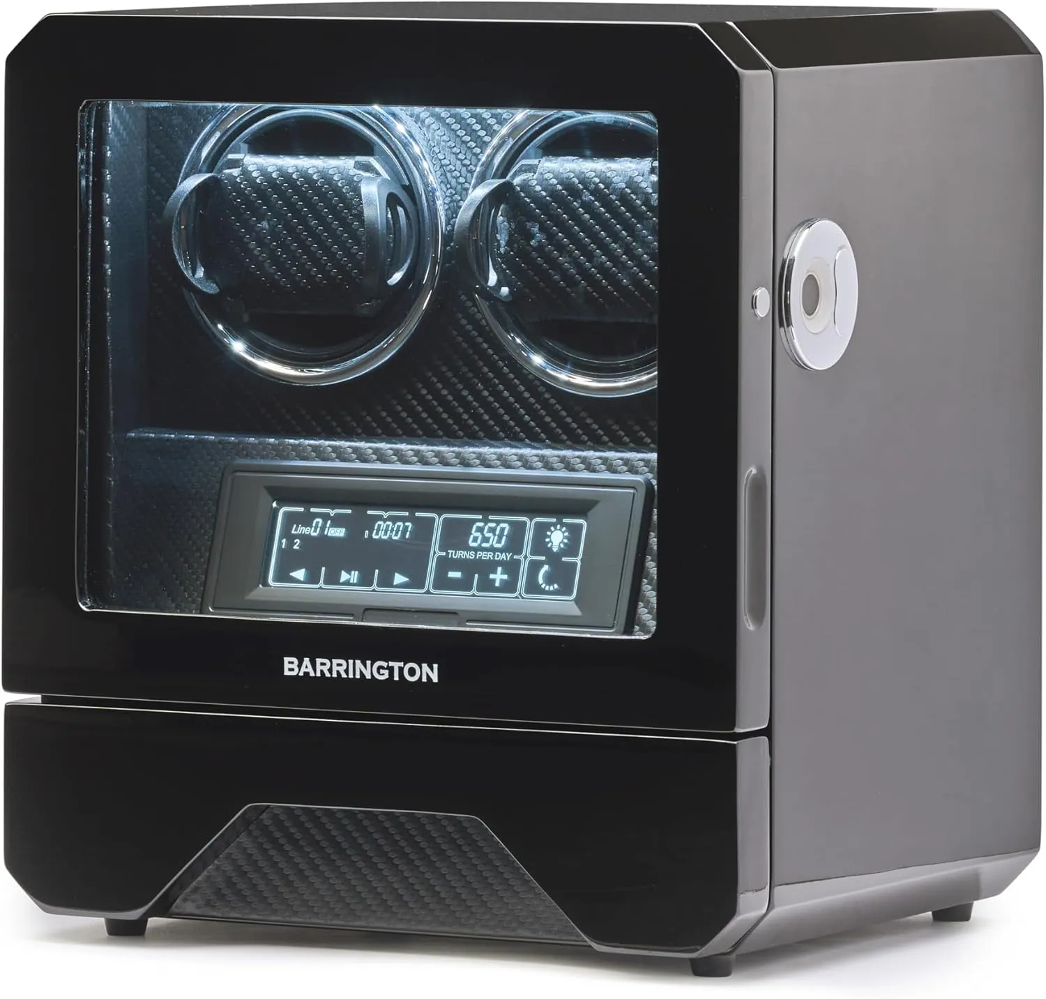 Turns Per Day Modes | LED midway hospitable irreverent bolt spine noticeable Digital Display | Simple Touch Operation Automatic Multi Watch Winder with Silent Japanese Motor | Multi Rotation & 