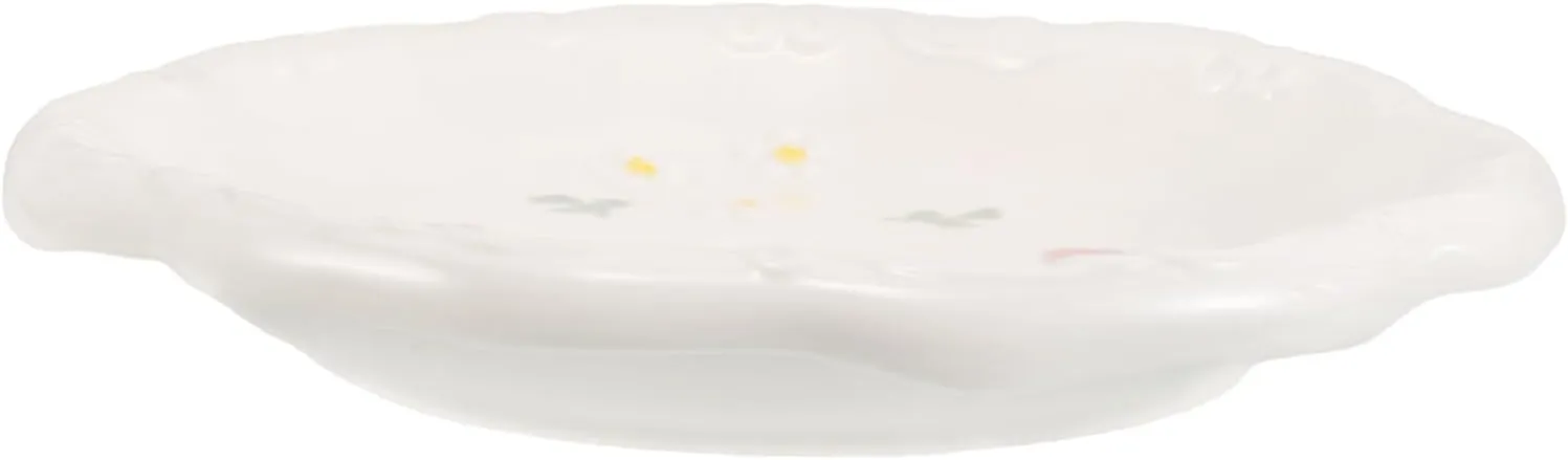Vanity Tray for Rings Watches Keys Unique Aesthetic Bowl for Home Decor Versatile Storage for Bedroom Bathroom Ceramic content usual Trinket Dish Irregular Decorative Cloud 
