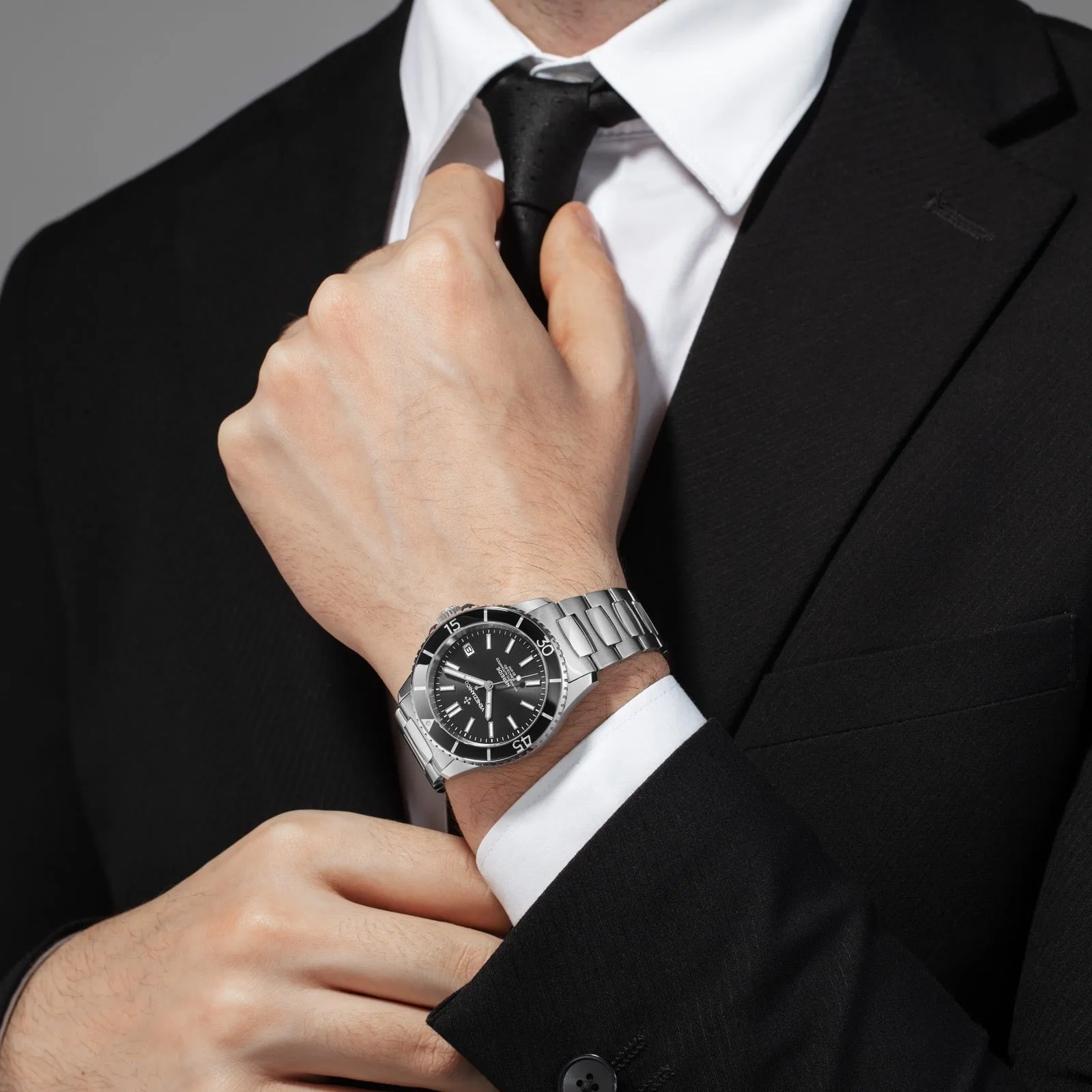 Venezianico Automatic Watch Nereide 39 Canova Bracelet Black 3121504C