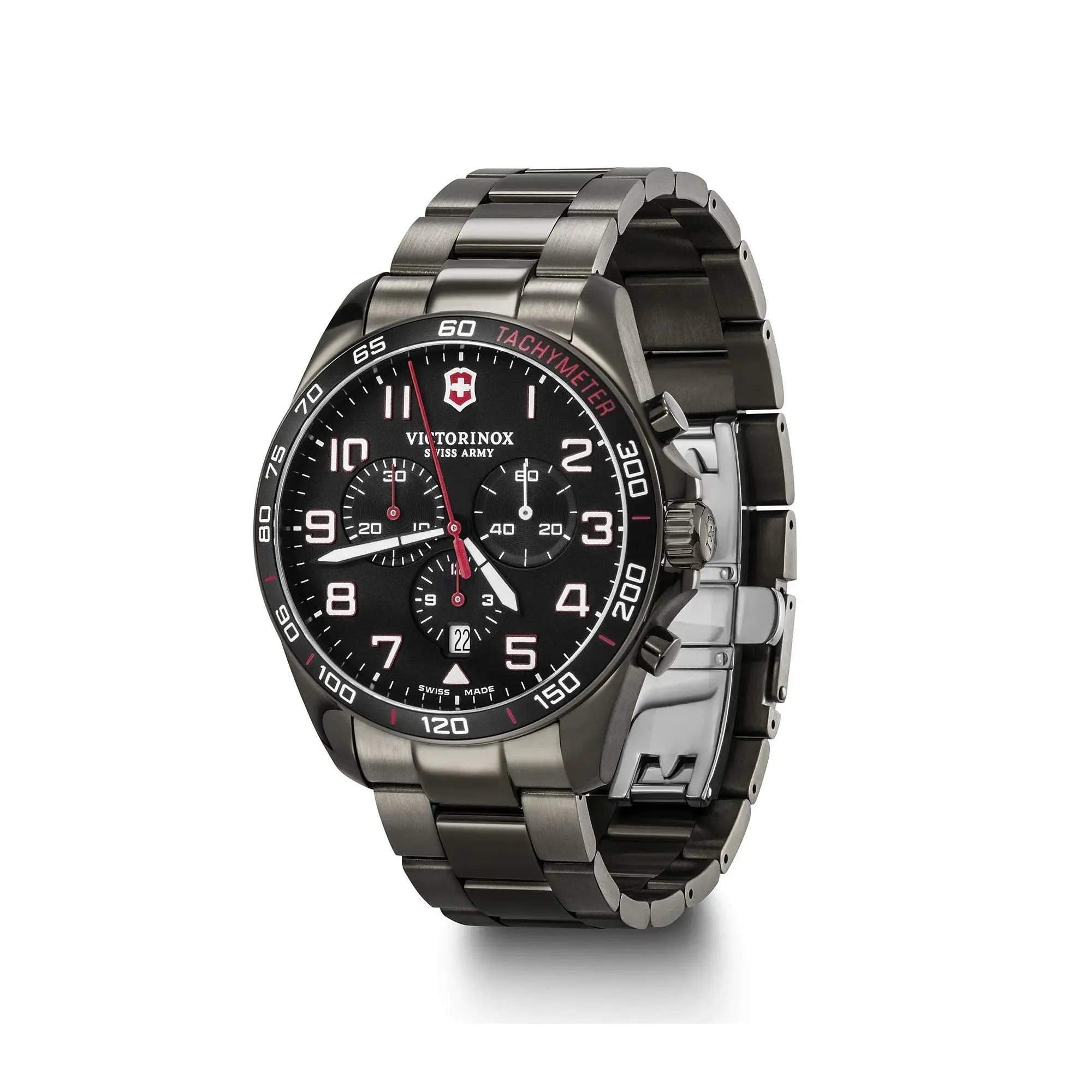 Victorinox Fieldforce Sport Chrono 42 Black Dial Men's Watch