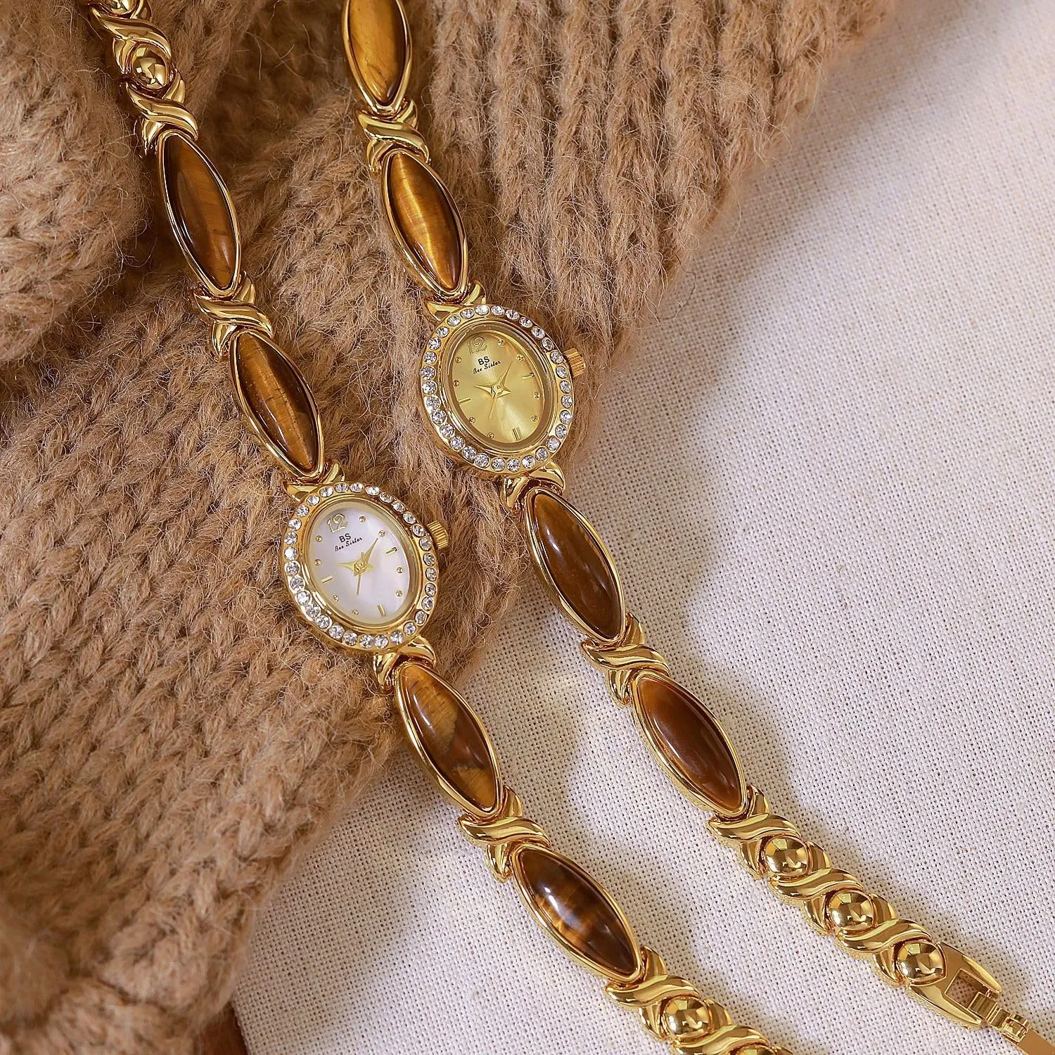 Vintage Jade Bracelet with Oval Dial Elegant Dress Watch Fashion Analog Quartz Waterproof Wristwatch vocational fecund satisfy squirt Gift for Women Gosasa Gold Watches for Women 