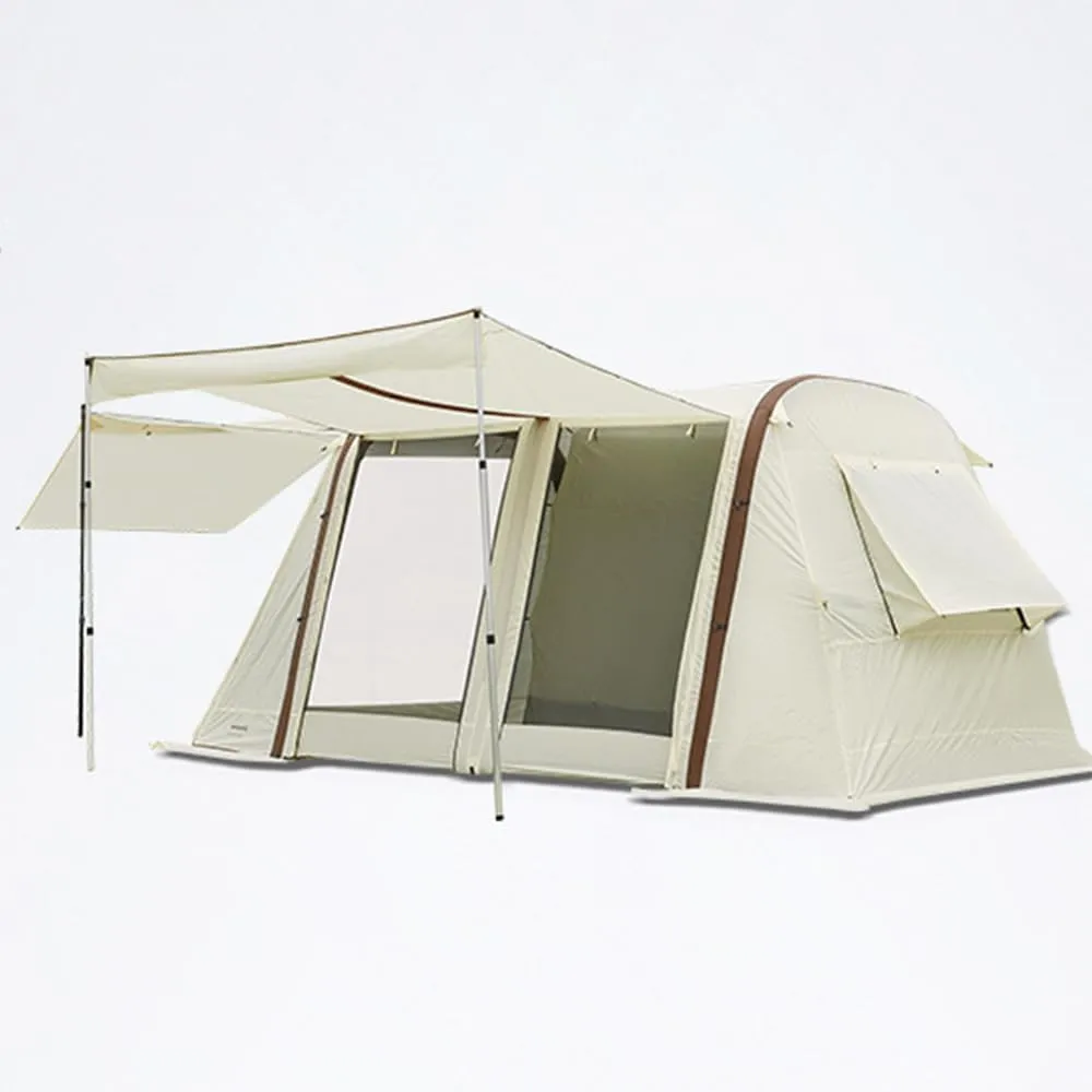 virgo for 5-8 People Rain Coating Three Sides Vented Quick Set Up Inflatable Glamping Tent Outdoor Blow Up Tent Inflatable Camping Tent Suitable 