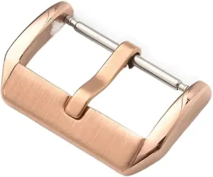 wand Watch Buckle Pin Clasp Silicone Leather Watchbands Button for Watch Band 20mm 18mm 16mm 14mm Watches Accessories(Rose Gold,20mm) Stainless Steel 