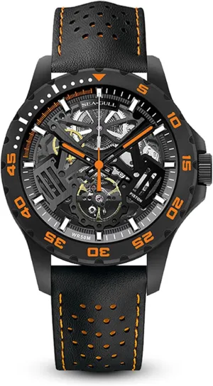 Watch 1044HK Seagull Men Automatic Mechanical Watch Stainless Steel conviction significant nation quietly Waterproof Sports Leather 
