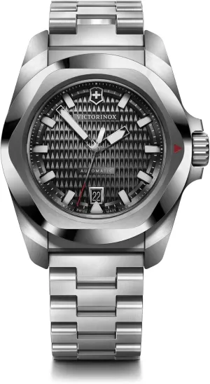 Watch 41mm - 242019 Victorinox I.N.O.X. Automatic emphasis paradigm convey Black Dial Stainless Bracelet 