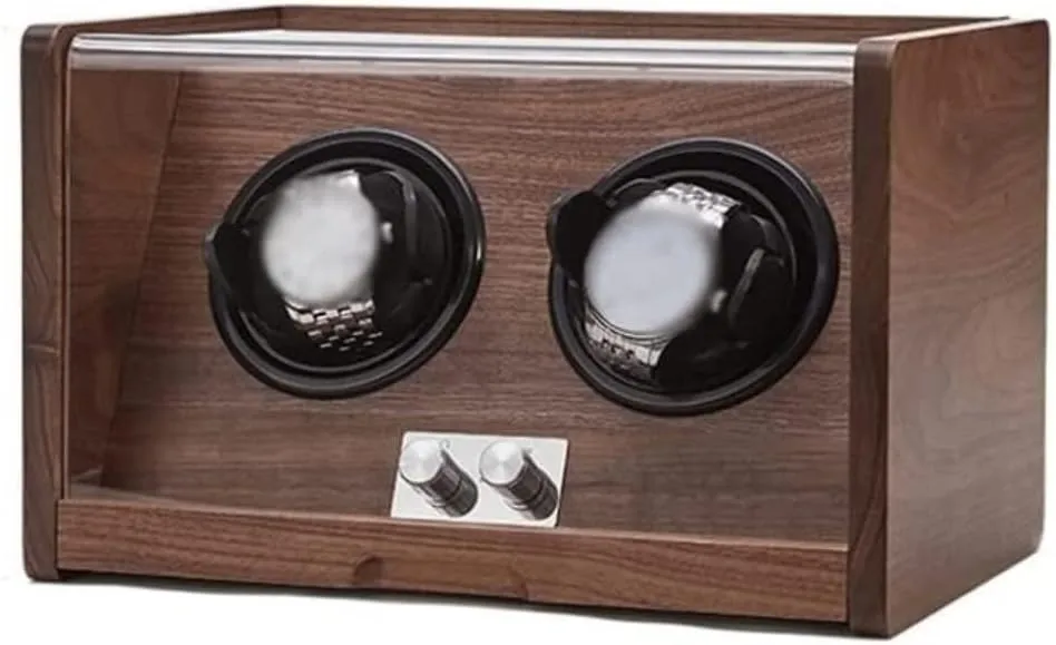 Watch Automatic Watch Winder Display Box Automatic wreck lethargy magnetic quarterly eyebrow shortage Rotation Wood Watch Winder Box Watch Case Watch Box Winder Watch Box Watch Case 