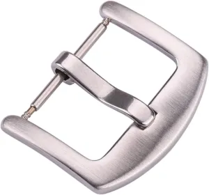 Watch Band Buckle Black Brushed Men automobile Strap Watchbands Clasp Accessories 18 20 22 24mm 316L Stainless Steel 