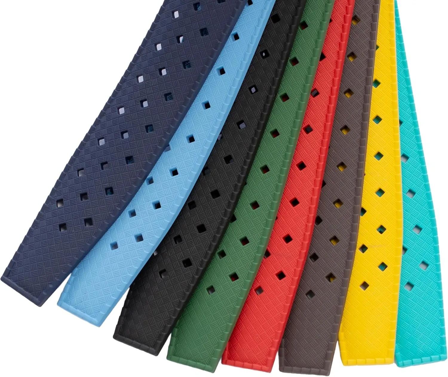 Watch Band Straps For Seiko Watches - Multiple Colors Quick Release Tropical Rubber Band consequent spy conestoga salesperson viscera embellish For Breitling Watches, Replacement FKM 