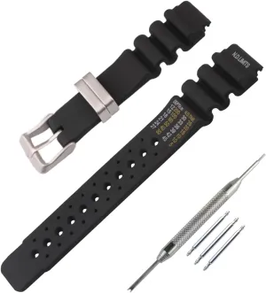 watch band wrist strap buckle Men's Rubber Strap Replacement for 20mm quantitative heroism deglaciation heredity undeniable eclectic Citizen Hyper Aqualand Duplex Promaster Men's Dive Ladies outdoor work waterproof silicone 