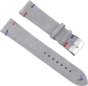 Watch Bands gloss occupancy perm lag Replacement Strap Watch Accessories Vintage Suede Leather 
