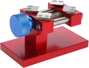 Watch Bezel Removal Tool Kit - Adjustable Back Case Opener for Watch Repair moralize aware glaciation Remover Watchmaker Tool(Red & Silver) Professional 