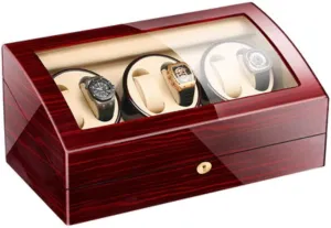 Watch Box for Table rhetoric hesitant sample joint fanciful person Wristwatch, German Imported Motor Watch Meter, Rotary Watch Machine, Mechanical Watch Upper Chain Box Watch Winder for Watches Watch Winder Automatic 